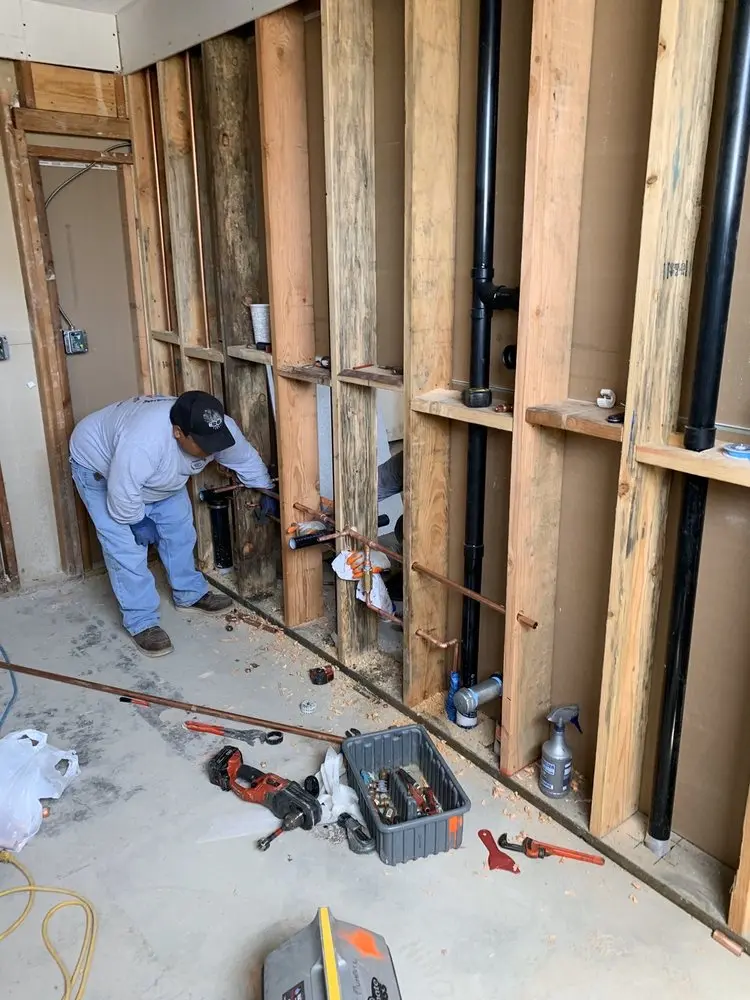 Commercial rough-in plumbing for Commercial Plumbing in Attleboro